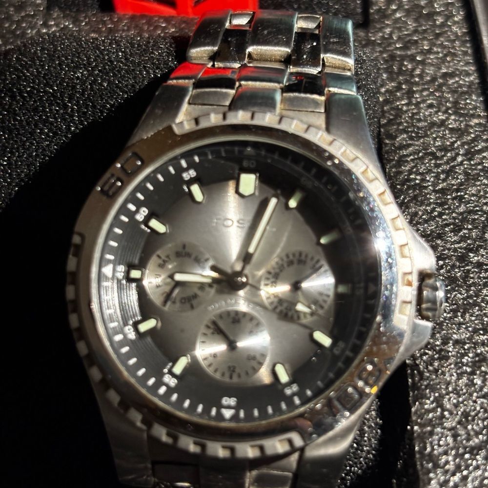 Fossil Stainless Steel Chronograph Watch